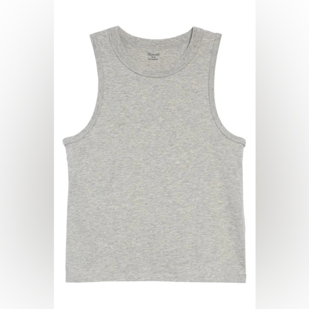 Madewell plus size north side vintage muscle tank in gray (size 3XL)